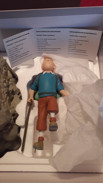 Tintin - 1 Statuette Moulinsart 47000 - Vandrer "Moon Objective