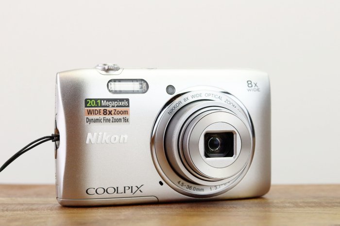 Nikon Coolpix S3600, 20.1 MP Digitalt kompaktkamera