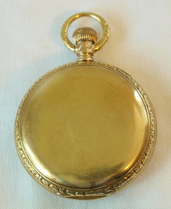 Haas Neveux Geneva 18k Open face 11626 - pocket watch No Reserve Price - 1850-1900