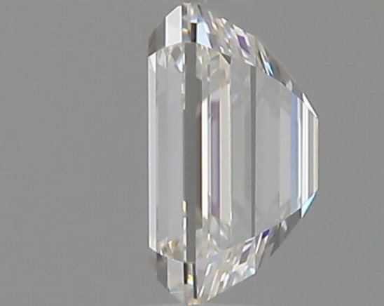 1 pcs Diamant  (Natur)  - 060 ct - Smaragd - H - VVS1 - Gemological Institute of America (GIA) - *EX VG Ingen*