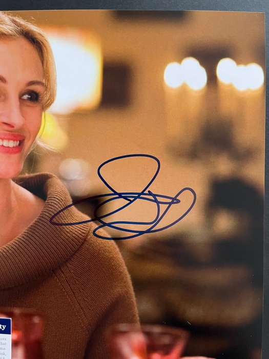 Eat Pray Love - Julia Roberts - Signed in Person - with PSA/DNA Certificate - Autograph photo - No Reserve!