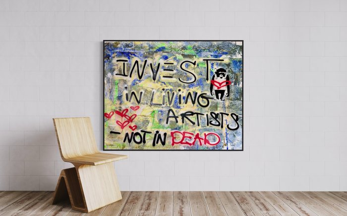 Timo Wedell (1994) - Living Artist like Banksy - XXL · No Reserve