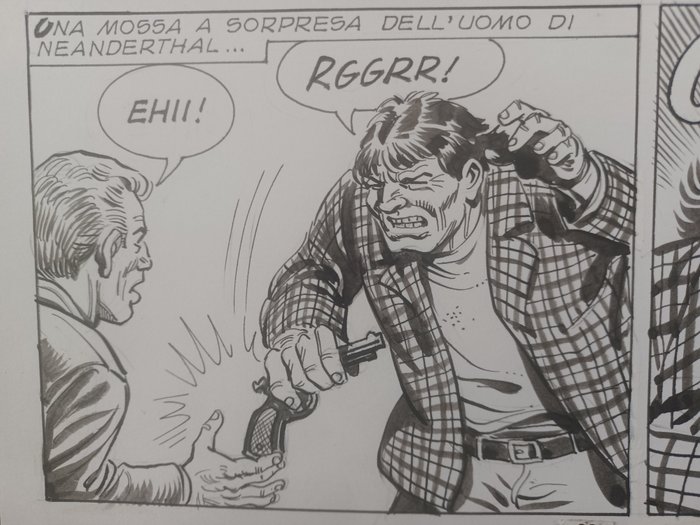 Bignotti, Franco - 2 Original page - Martin Mystère - n. 32 "L'uomo dei boschi" - 1984