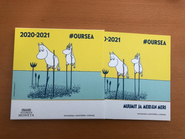 Finland. Year Set (BU) 2020/2021 "Muumit"  (Ingen mindstepris)