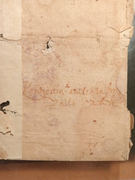 Gabriel Báthory, Prince of Transylvania - Handwritten document in latin with seal, signed by Gabriel Báthory - 1600-1610