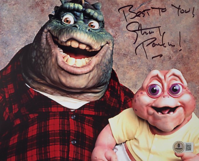 Dinosaurs - Stuart Pankin (Earl Sinclair) - Autograph, Photo With Beckett COA