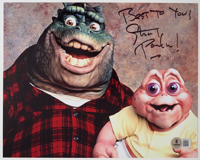 Dinosaurs - Stuart Pankin (Earl Sinclair) - Autograph, Photo With Beckett COA