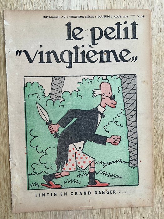 Le Petit Vingtième 31 - Tintin en Orient - 1 Antal - 1933