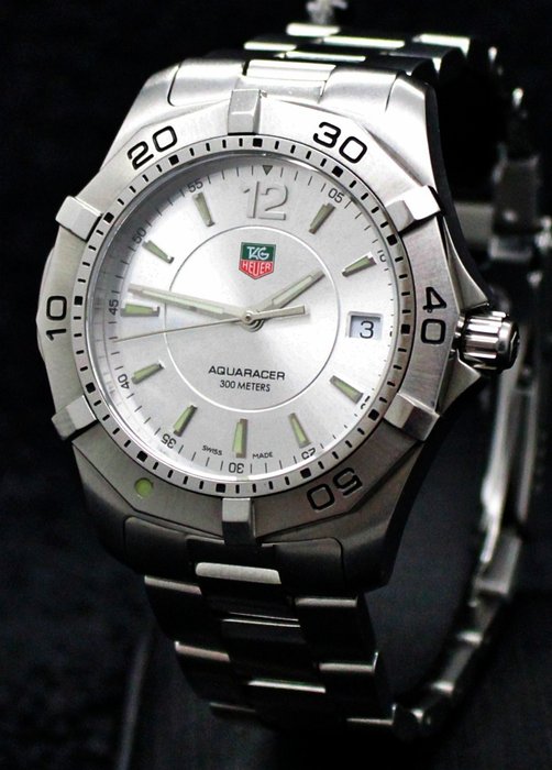 TAG Heuer - Aquaracer Silver Swiss - Ingen mindstepris - WAF1112 'NO RESERVE PRICE" - Mænd - 1990-1999