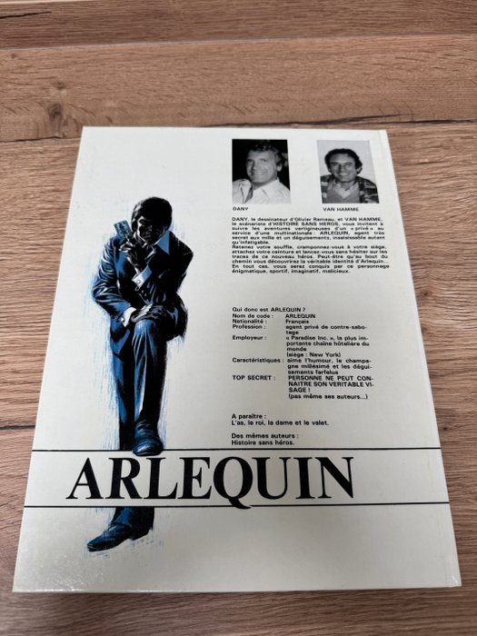 Arlequin T1 à T7 - 7x C - Série complète - 7 Albums - Første udgave - 1979/2005