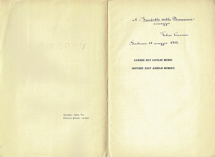 Felice Cuomo - Venezia. [Poem] - 1912