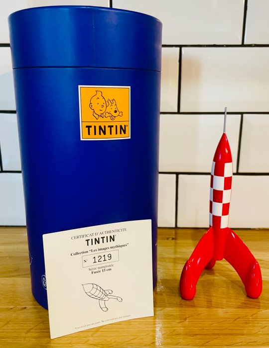 Tintin - Moulinsart figur 46954 - Raket 15 cm - Mytiske billeder - 2002