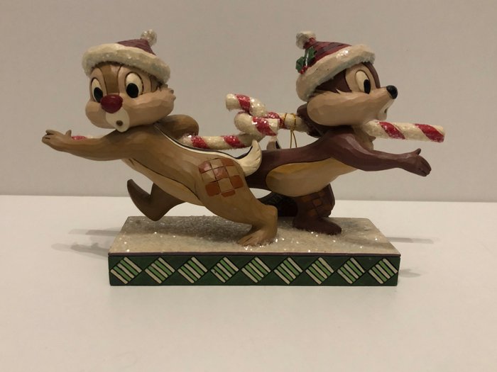 Chip  Chap 4051975 Candy Cane Caper - Disney Traditions Figurine - Enesco