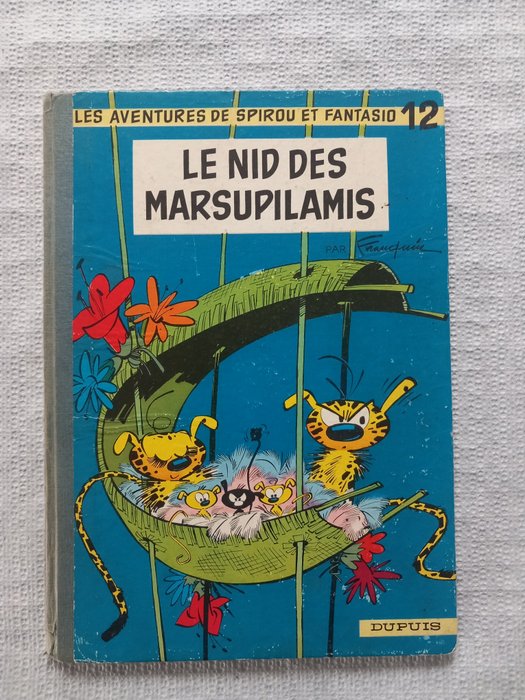 Spirou et Fantasio T12 - Le Nid des Marsupilamis - C - 1 Album - Første udgave - 1960