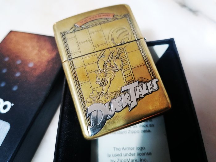 Zippo, Uncle Scrooge DeLux Model - Full Brass Special Edition - Lighter - Messing