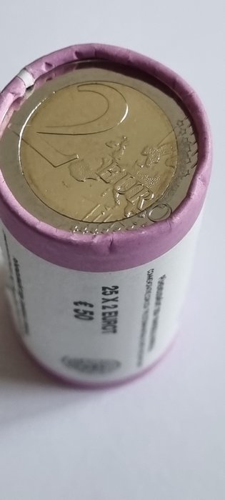 Estland. 2 Euro 2024 "Cornflower" (25 coins) in roll  (Ingen mindstepris)