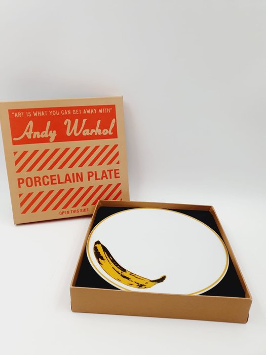 Andy Warhol (1928-1987) - Porcelain Plate X Andy Warhol by Ligne Blanche  "Banana"