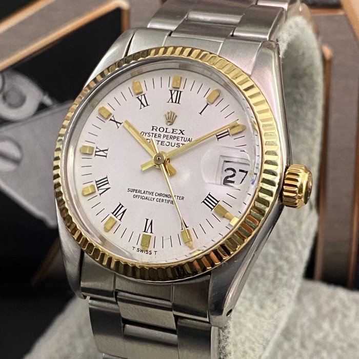 Rolex - Oyster Perpetual Datejust - Ingen mindstepris - 6827 - Unisex - 1970-1979