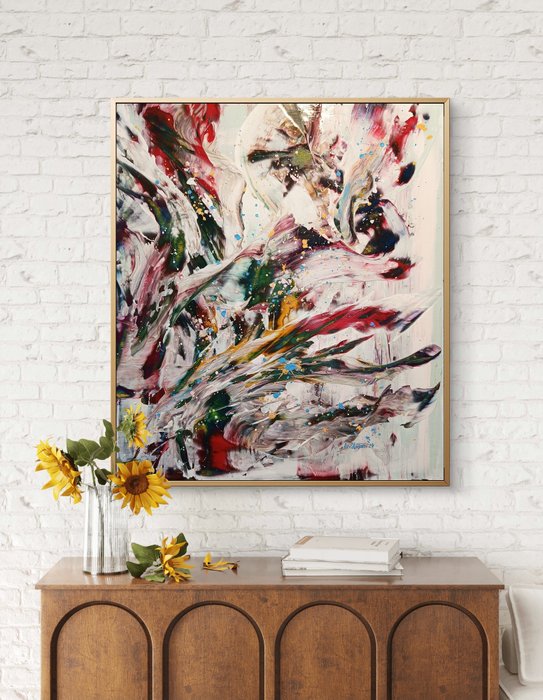 Jana Noldin - Floral Abstract Expressionism 906 - XL