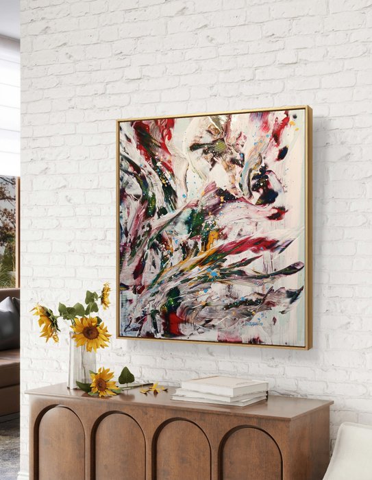 Jana Noldin - Floral Abstract Expressionism 906 - XL