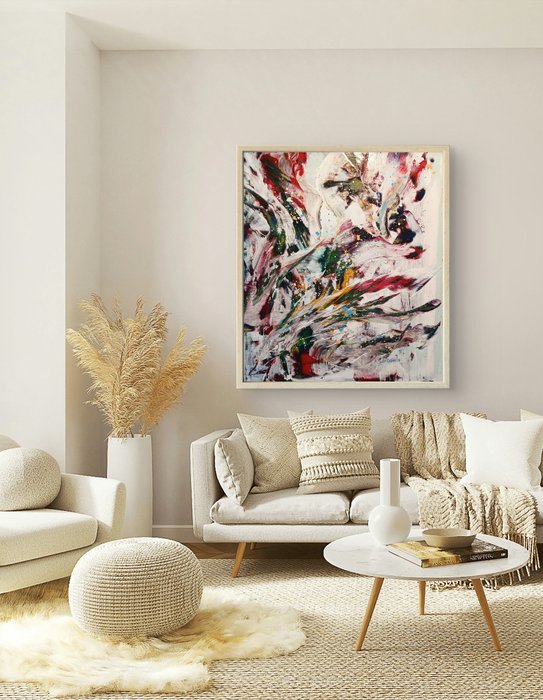 Jana Noldin - Floral Abstract Expressionism 906 - XL