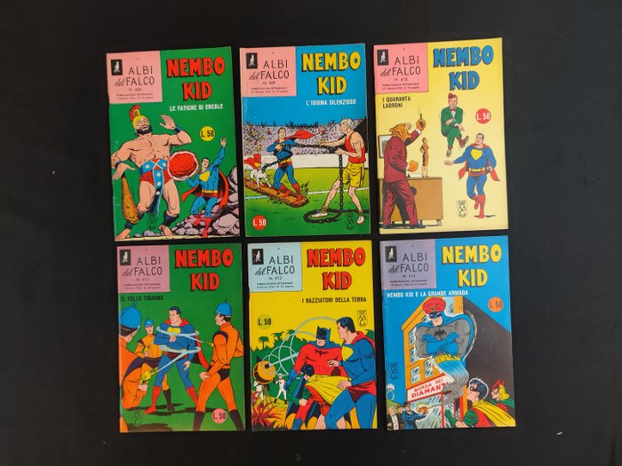 Albi del Falco Nembo Kid - 16 Comic - Første udgave - 1963