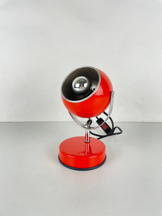 Veneta Lumi - Bordlampe - Lakeret metal - Space Age Eyeball lampe fra 60'erne/70'erne