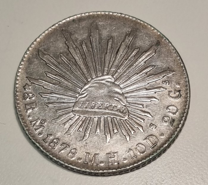 Mexico. 8 Reales 1878  (Ingen mindstepris)