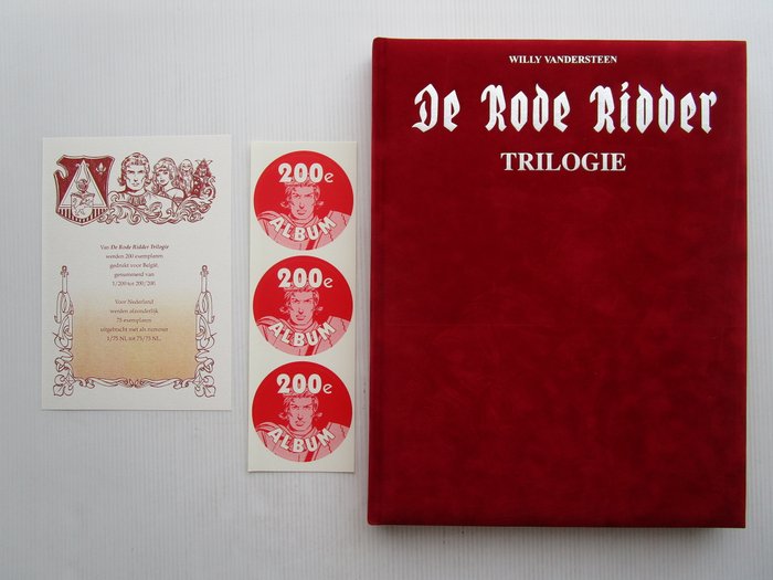 De Rode Ridder - De rode ridder trilogieën  - 200 expl - 1 Album - Første udgave - 2003