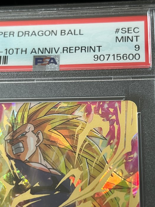 Bandai - 1 Graded card - Dragon Ball - VEGETA - HRS BM5-10TH ANNI.REPRINT - PSA 9