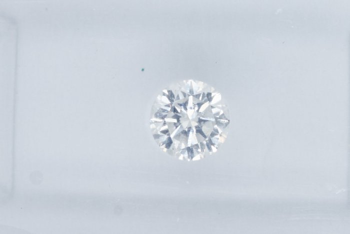 1 pcs Diamant - 0.39 ct - Rund - E - IF