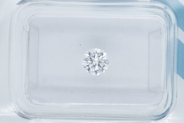 1 pcs Diamant - 0.39 ct - Rund - E - IF