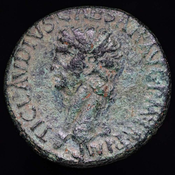 Romarriket. Claudius (AD 41-54). As Rome, AD 41-50. MINERVA  (Ingen mindstepris)