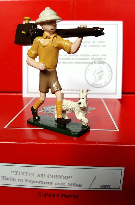 Pixi - Tintin - Tintin Explorateur avec Milou - Réf. 4503 - Tintin au Congo - 1990