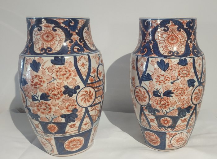 Vase - Porcelæn - Japan - Meiji-perioden (1868-1912) - Imari