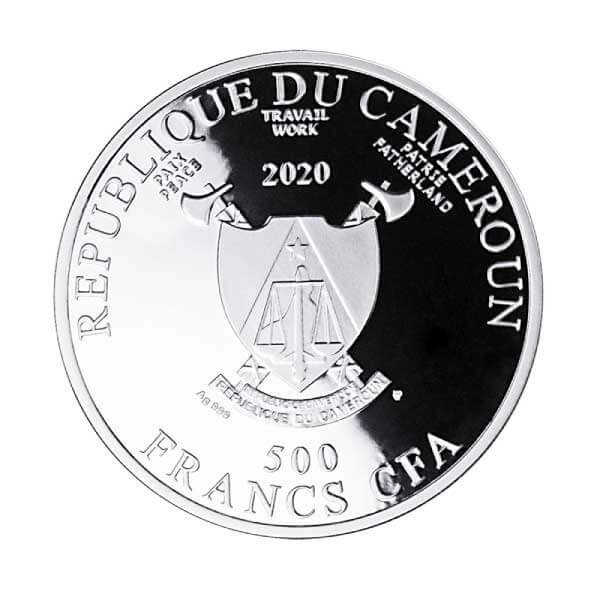 Cameroun. 500 Francs 2020 You and Me, 1/2 Oz (.999) Proof  (Ingen mindstepris)