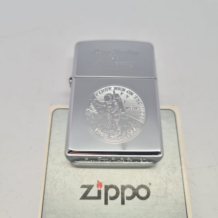 Zippo - Moon Landing 35th Anniversary - Lighter - Messing