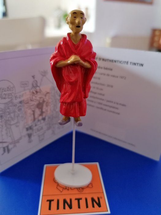 Tintin - Statuette Moulinsart 46518 - Foudre bénie - Tintin au Tibet - 1 tintin blyfigur - 2019