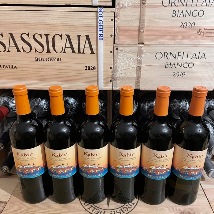 2022 Donnafugata, Moscato di Pantelleria "Kabir" - Sicilien DOC - 6 Flasker (0,75 L)