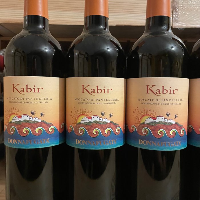 2022 Donnafugata, Moscato di Pantelleria "Kabir" - Sicilien DOC - 6 Flasker (0,75 L)