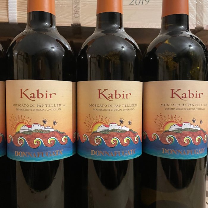 2022 Donnafugata, Moscato di Pantelleria "Kabir" - Sicilien DOC - 6 Flasker (0,75 L)