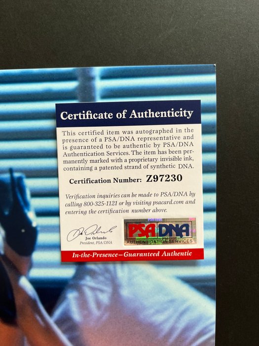 Pulp Fiction, Uma Thurman (Mia Wallace) - Signed in Person - with PSA/DNA Certificate - Autograph, photo - No Reserve!