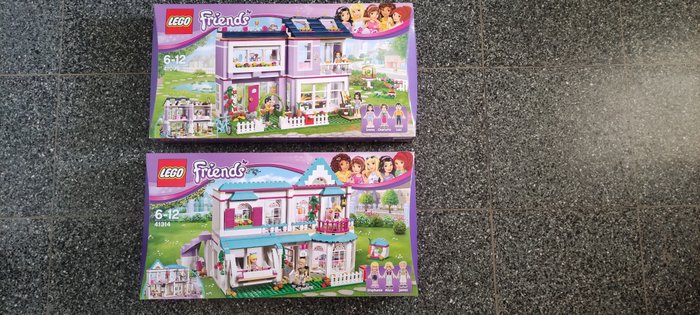 Lego - Friends - 41095 + 41314 - 2 Houses (Emma and Stephanie) - NEW