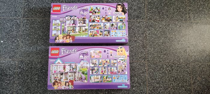 Lego - Friends - 41095 + 41314 - 2 Houses (Emma and Stephanie) - NEW