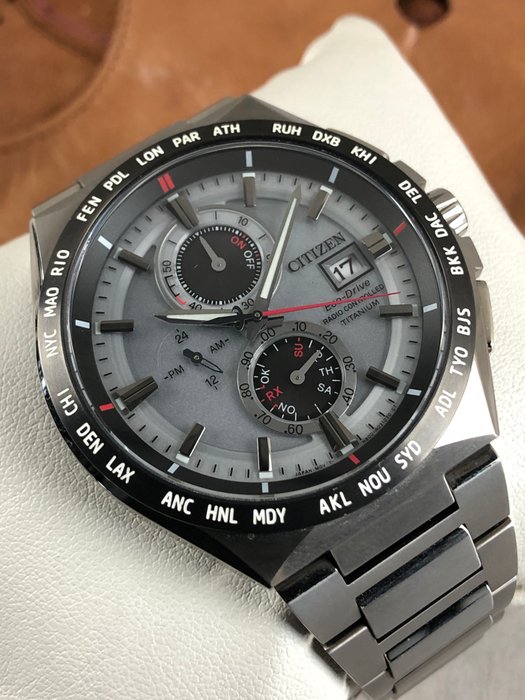 Citizen - Eco-Drive Radio Controlled Titan - AT8234/85A - Mænd - 2011-nu