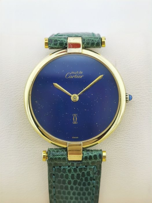 Cartier - Must de Cartier Vendôme 'Lapis Dial' - Ref. 17 - Kvinder - 1990-1999