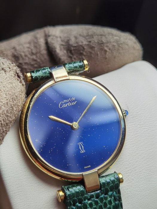 Cartier - Must de Cartier Vendôme 'Lapis Dial' - Ref. 17 - Kvinder - 1990-1999