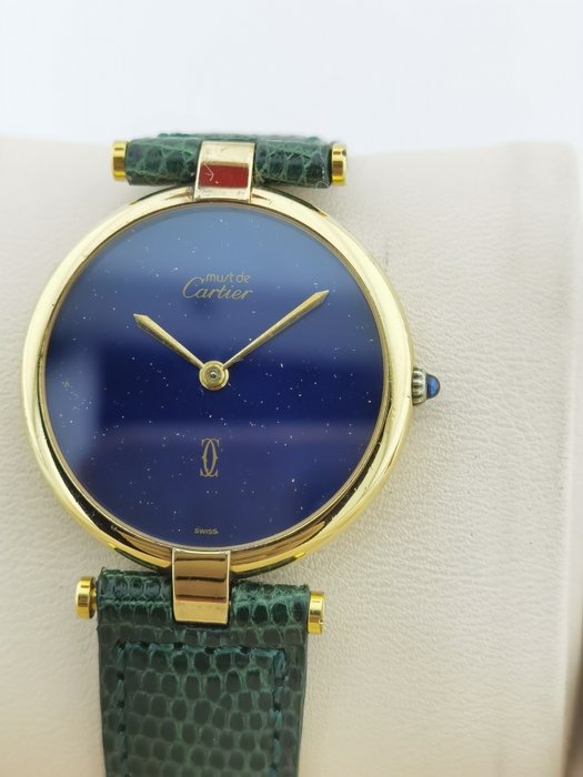 Cartier - Must de Cartier Vendôme 'Lapis Dial' - Ref. 17 - Kvinder - 1990-1999