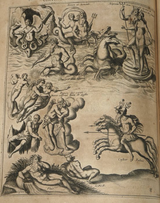 I de Montlyard I Baudoin - Mythologie ou explications des fables Édition nouvelle Illustrée - 1627