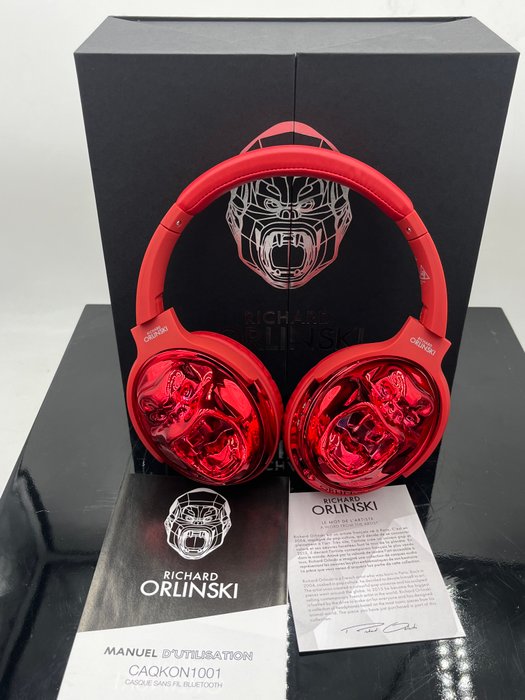 Richard Orlinski (1966) - Headphones Kong  (red)